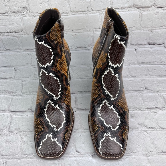 NWOB Gibson & Latimer Vina Snake Embossed Booties - Picture 7 of 12